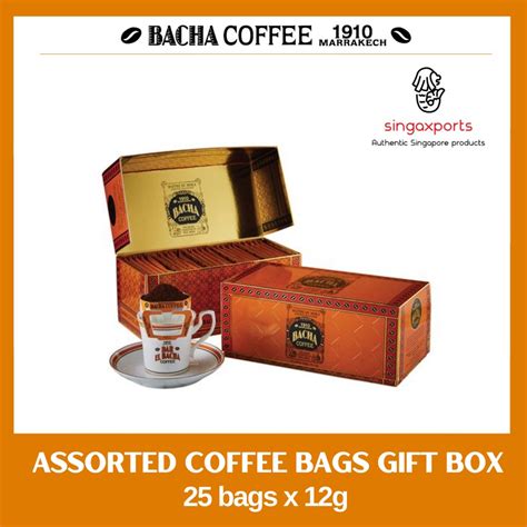 Bacha Coffee Assorted Coffee Bags Gift Box 25 Coffee Bags Shopee