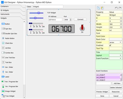 Drag And Drop Python Gui Designer Labdeck