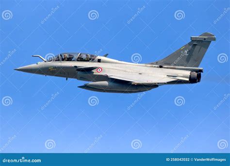 French Air Force Dassault Rafale Fighter Jet In Flight The Netherlands April 19 2018