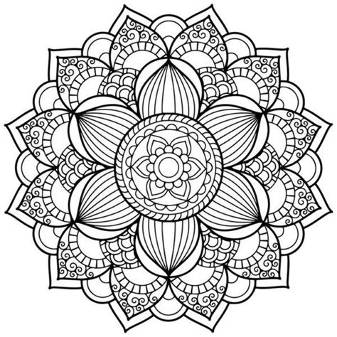 Dibujos De Mandalas Para Colorear Y Relajarse Muy Bonitos Colorear