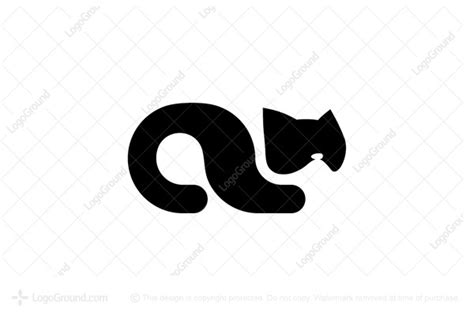 Minimalist Cat Logo