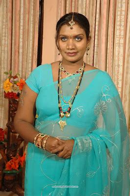 Malayalam Actress Telugu Actress Mallika Hot Saree Stills