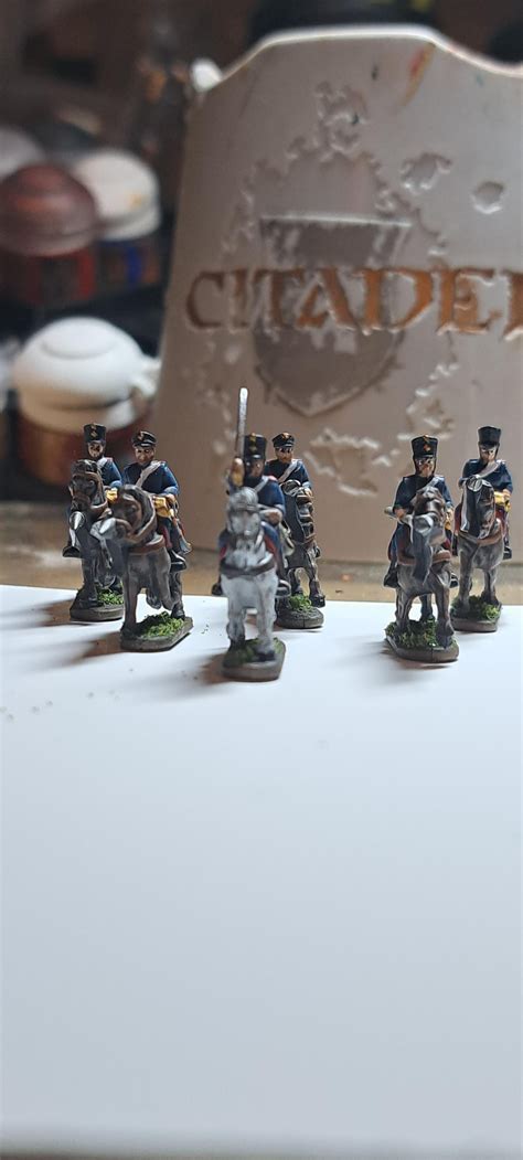 Finished Some Epic Scale Prussian Cavalry From Warlord Games Black