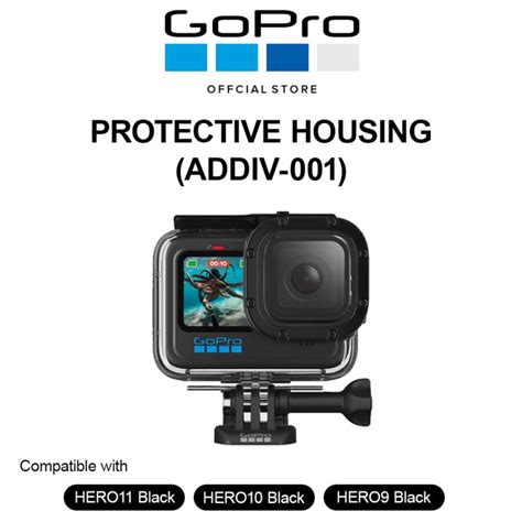 GoPro HERO11 HERO10 HERO9 Black Protective Housing Waterproof Case