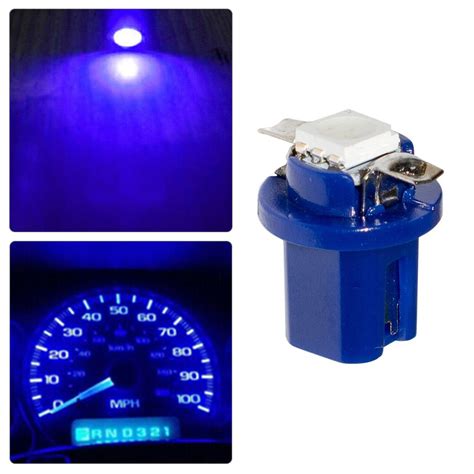 10x T5 B8 5D 5050 SMD Car LED Dashboard Dash Gauge Instrument Light