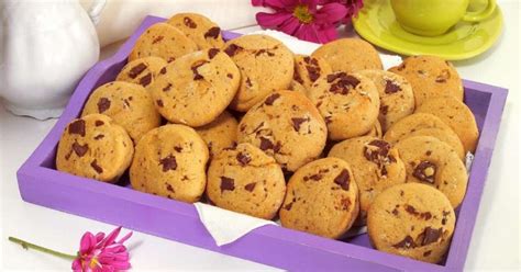 Receita De Cookie Gotas De Chocolate