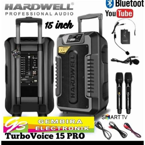 Jual Speaker Aktif Portable Hardwell Pro Watt Turbovoice