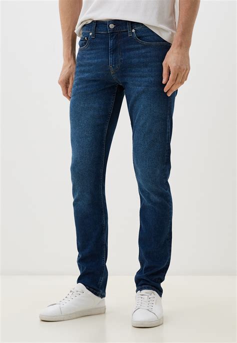 Джинсы Calvin Klein Jeans SLIM, цвет: синий, RTLADU203901 — купить в ...