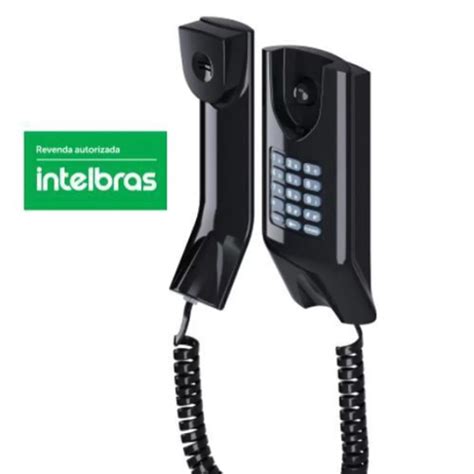 Telefone Terminal Interfone Maxcom Tdmi Preto Intelbras No Shoptime