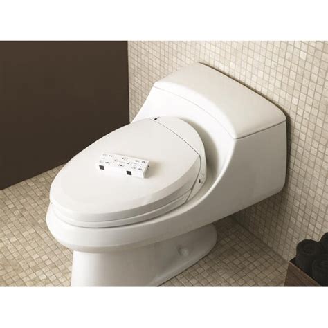 KOHLER C3-200 Plastic White Elongated Bidet Toilet Seat in the Bidet Toilet Seats department at ...