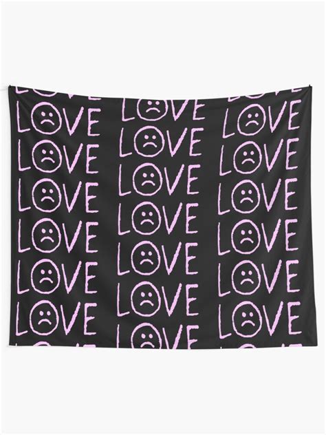 Lil Peep Style Love Tattoo Tapestry For Sale By Boogsbay Redbubble