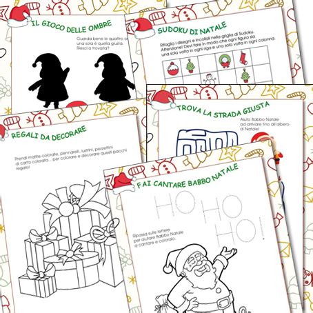 Giochi e attività di Natale per bambini da stampare