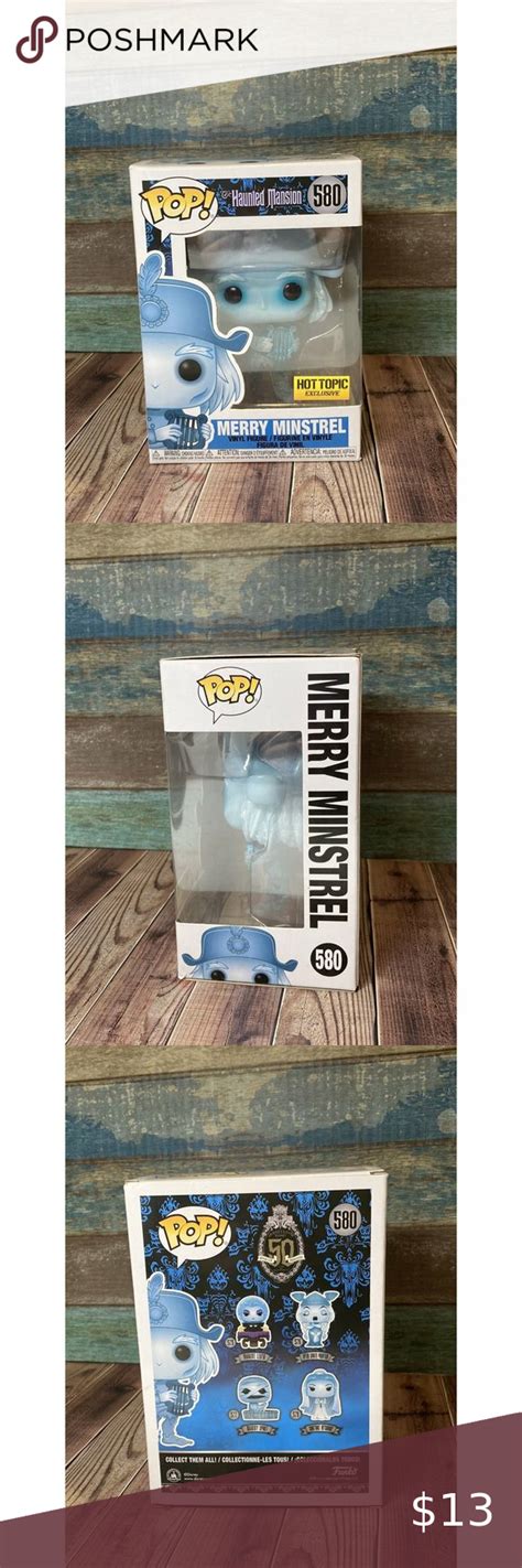 Funko Pop Merry Minstrel Hot Topic Exclusive Disney Haunted Mansion Disney Haunted