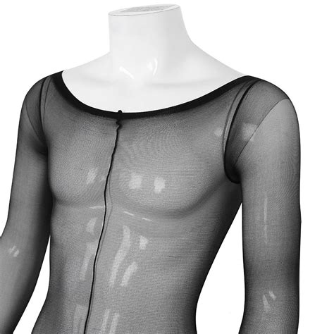Sexy Men Lingerie Full Body Ultra Thin Pantyhose Thigh Body Stocking Jumpsuit Ebay