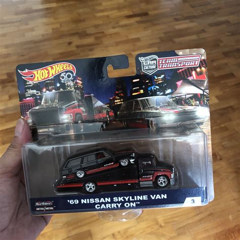 Hot Wheels Team Transport Nissan Skyline On Truck Hobbies Toys Toys Games On Carousell