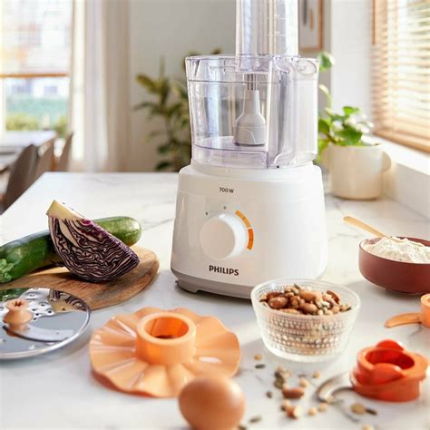 Кухонный комбайн Philips HR7320 Daily Collection, 700 Вт, белый ...