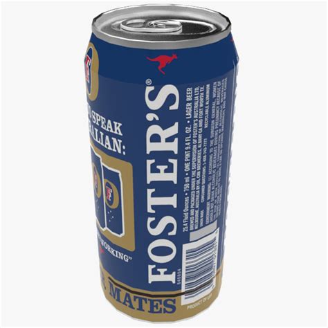 fosters beer 3d x