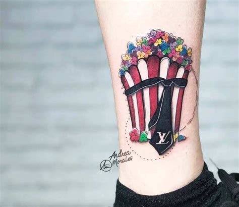 PopCorn tattoo by Andrea Morales | Photo 25306