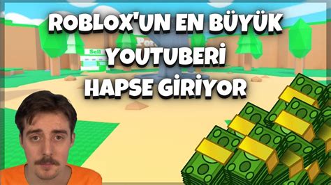 Roblox Un En B Y K Youtuberi Hapse Giriyor Roblox Youtube