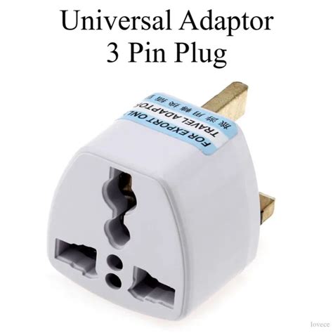 3 Pin Plug Adapter 3 Pin Universal Adapter Plug Head UK 3 Pin Malaysia