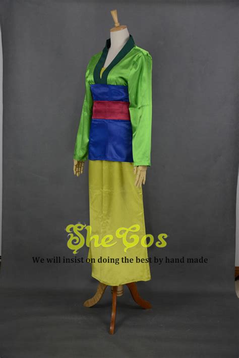 Mulan Costume Adult Cosplay Disney Princess Mulan Dress For Etsy