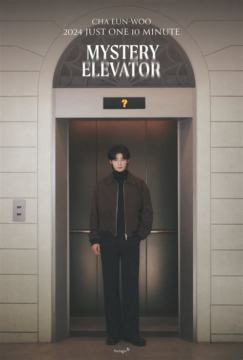 Astro Cha Eun Woo Fan Con Tour 2024 Just One 10 Minute [mystery Elevator] Poster Kpopping