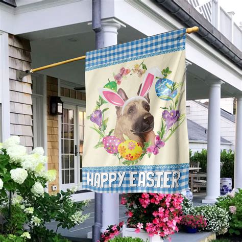 Happy Easter - Happy Easter German Shepherd Dog Eggs Bunny Easter Eggs