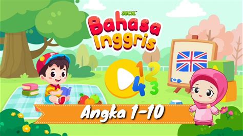 Belajar Bahasa Inggris Angka 1 10 Learn Indonesia Numbers Belajar