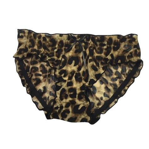 Culotte Slip Sexy Femmes L Opard Dentelle Lingerie G String M Moires Sous V Tements Culottes T