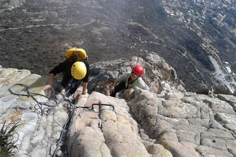 Rock Climbing And Rappelling For Beginners In Peña De Bernal, Queretaro.