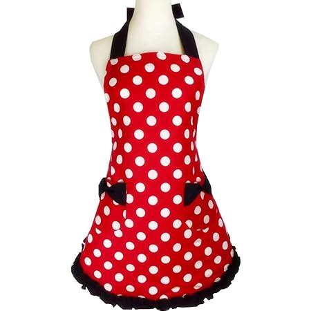 Amazon Lovely Sweetheart Red Retro Kitchen Aprons Flirty Woman