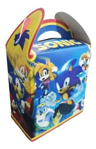 Sonic Cajas Dulceras Fiesta Party Ni Os Dulceros Mercadolibre