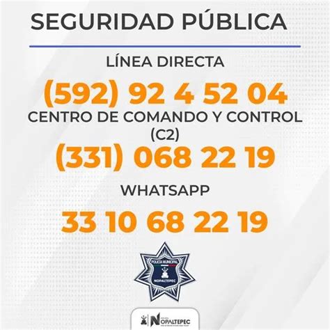 Compartimos los números de Seguridad Pública Estado de México