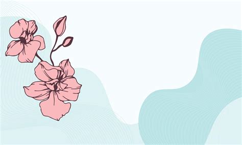 creative  sketch vector floral  wave background  vector