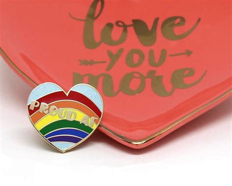 Gay Pride Enamel Pin Etsy