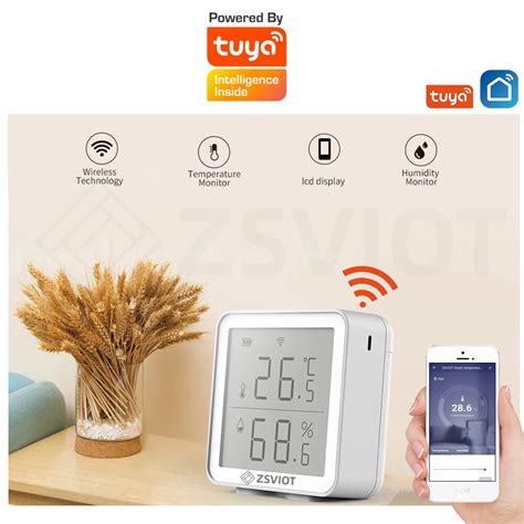 Tuya Wifi G Termometer Lcd Display Sensor Smart Grandado