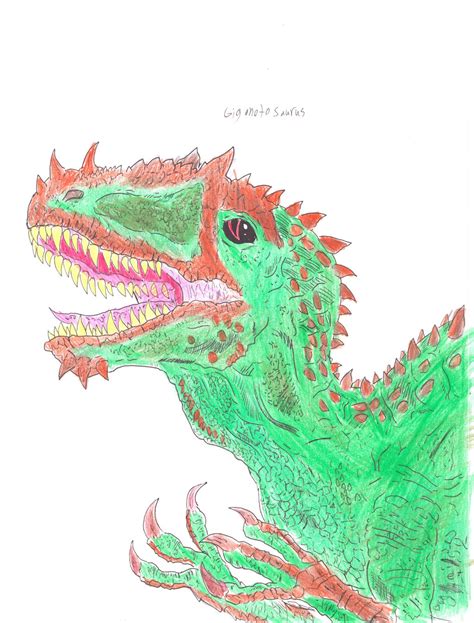 Giganotosaurus Color Sketch By Solarzilla On Deviantart