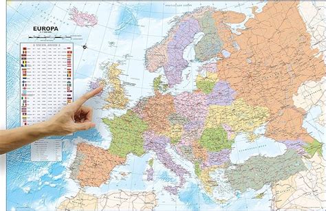 ORBIT GLOBES MAPS Politische Europakarte In Deutsch Als Poster