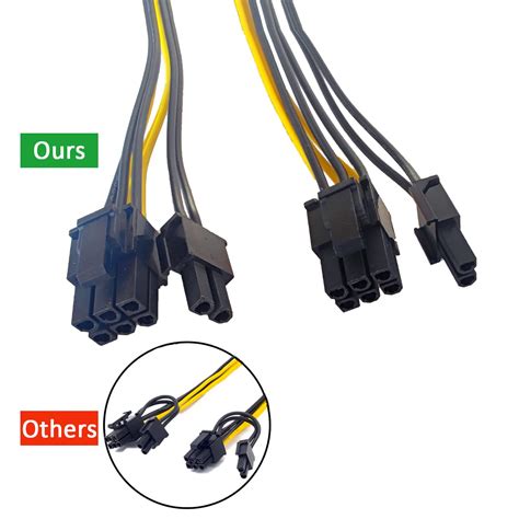 Graphics Card Cable8 Pin To 8 Pin Pcie Adapter Power Cable 2 Pack 8pin To Dual Pcie 8pin 62