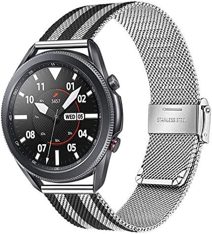 Trumirr Band For Galaxy Watch Mm Mesh Woven Stainless Steel Watch