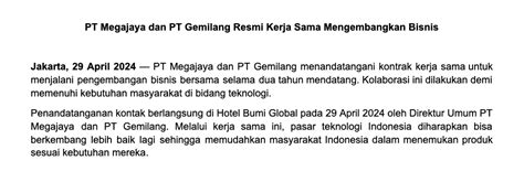 Apa Itu Press Release Inilah Definisi Dan Contoh Press Release