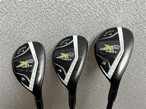 キャロウェイ X2 HOT U3 U4 U5 ユーティリティー3本セット 全て純正シャフトS キャロウエイ 売買されたオークション情報yahooの商品情報をアーカイブ公開 オークファン