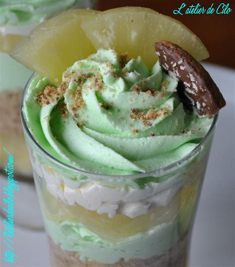 L Atelier De Cilo Trifle Ananas Granola Coco Chantilly Mojito