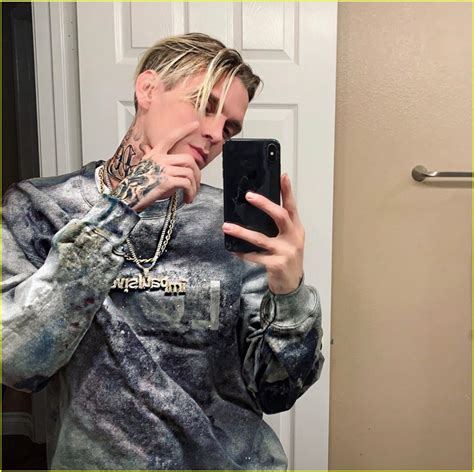 Photo Aaron Carter New Face Tattoo 03 Photo 4361791 Just Jared