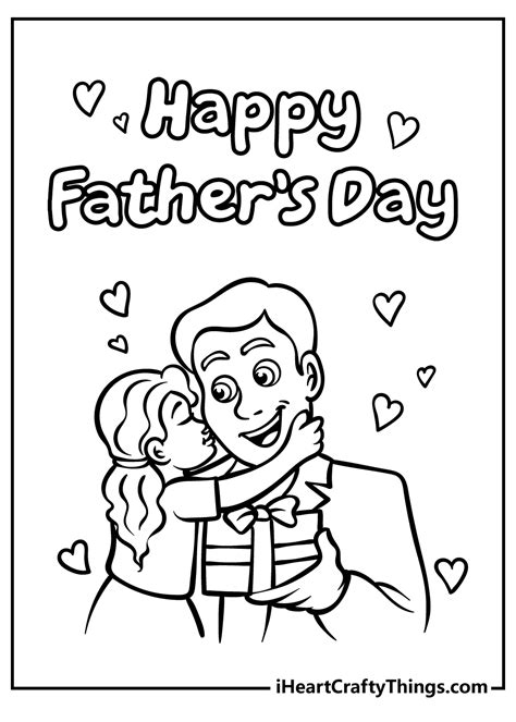 Happy Father S Day Coloring Page Printable Off