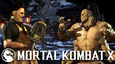 Mortal Kombat XL Leatherface Vs Goro Medium YouTube