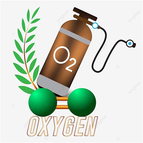 Dibujado A Mano Vector De Oxígeno Cilindro PNG Gas Médico