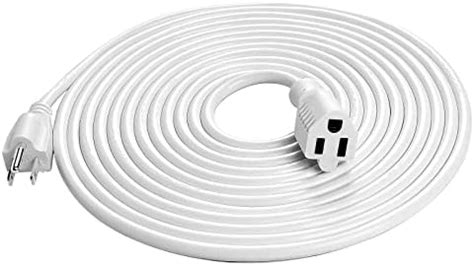 Amazon Indoor Outdoor White Extension Cord Ft Waterproof Heavy