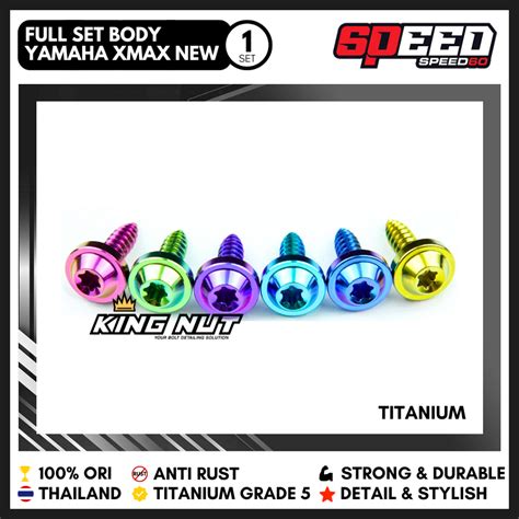 Jual Titanium Probolt Baut Body Yamaha Xmax New Gr King Nut Full Set