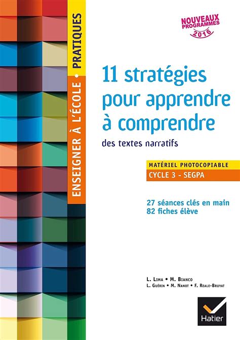 Amazonfr Enseigner à Lécole Pratiques Cycle 3 11 Stratégies